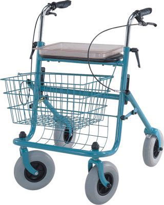 4-caster rollator / height-adjustable / with seat APC-30145 Apex Health Care