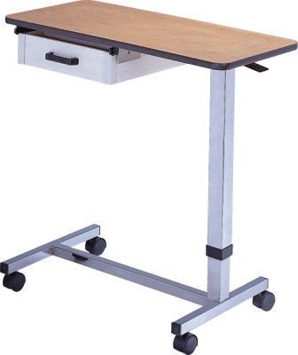Height-adjustable overbed table / on casters APC-10218 Apex Health Care