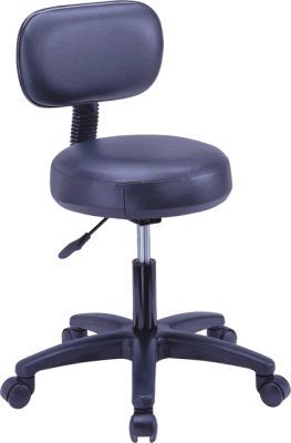 Medical stool / on casters / height-adjustable / with backrest APC-11116 Apex Health Care