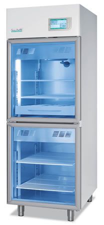 Laboratory refrigerator-freezer / upright / with automatic defrost / 2-door +2 °C ... +15 °C, -20 °C ... -15 °C, 535 L | VISION 2T 700 C.F. di Ciro Fiocchetti & C. s.n.c.