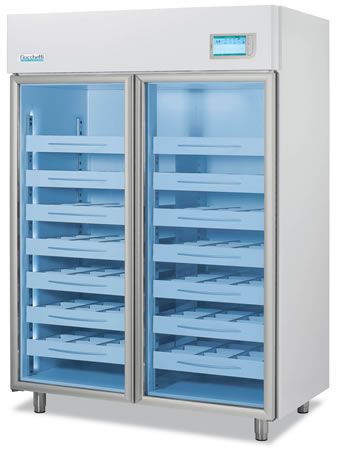 Laboratory refrigerator / cabinet / with automatic defrost / 2-door 2 °C ... 15 °C, 1355 L | MEDIKA 1500 LUX C.F. di Ciro Fiocchetti & C. s.n.c.