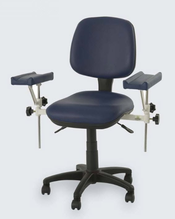 Mechanical blood donor chair / on casters / height-adjustable 90111101 Dolsan Medical Equipment Industry