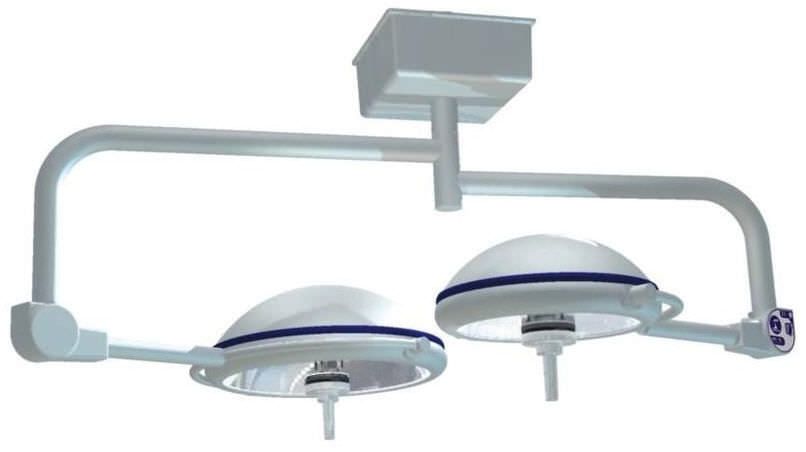 Halogen surgical light / ceiling-mounted / 2-arm 270000 lux | INP - SL 500/450 INPROMED DO BRASIL