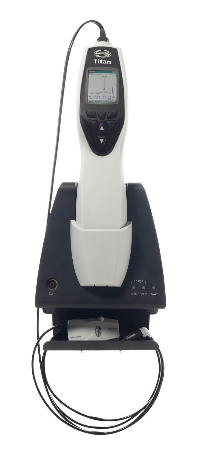 Screening tympanometer (audiometry) / diagnostic tympanometer / digital / portable TITAN Interacoustics