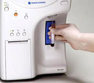 Automatic hematology analyzer / 19-parameter / leukocyte distribution / compact Celltac ? MEK-6500, MEK-6510 Nihon Kohden Europe