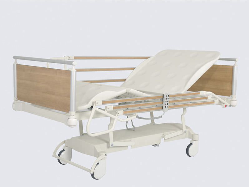 Hospital bed / on casters / reverse Trendelenburg / Trendelenburg 90101112 REBORN 3 Dolsan Medical Equipment Industry
