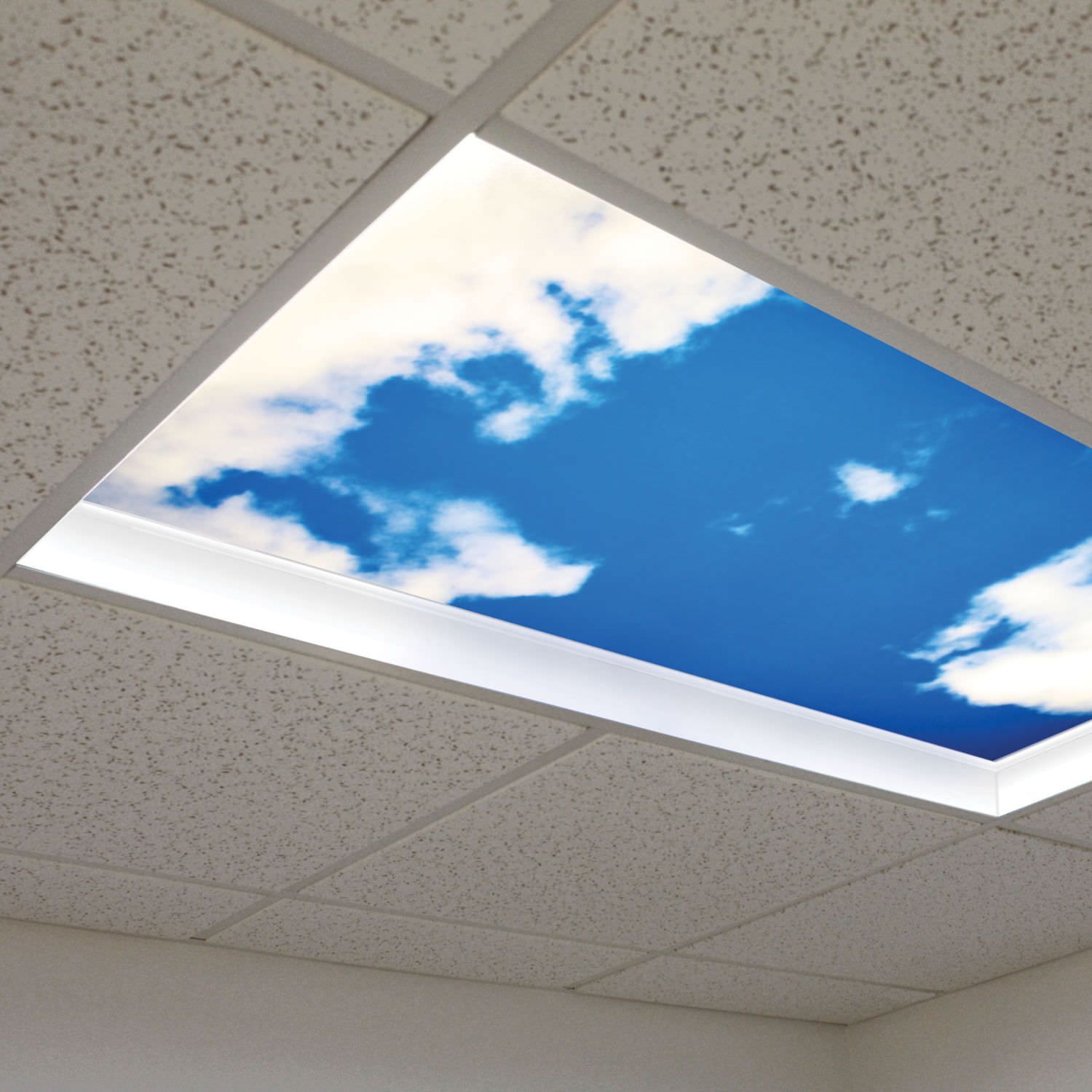 Ceiling-mounted lighting / with graphic animation Kenall