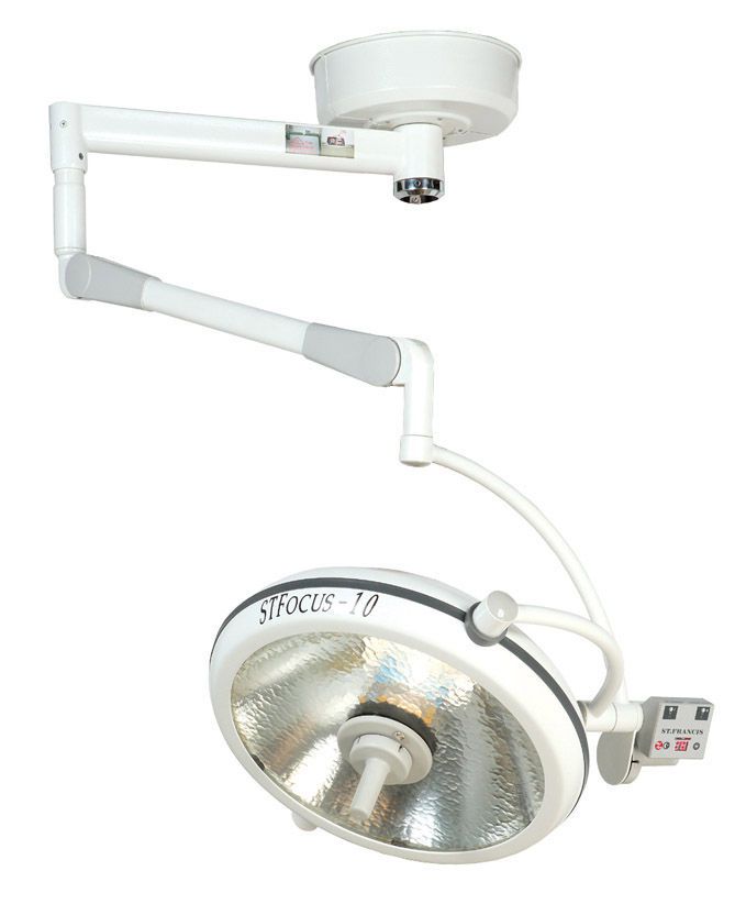 Halogen surgical light / ceiling-mounted / 1-arm STFOCUS-10S St. Francis Medical Equipment