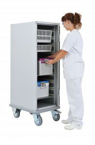 Storage cabinet / for healthcare facilities / with basket / on casters 2170 CR Alvi
