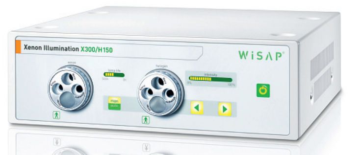 Xenon light source / endoscope X300/H150 WISAP Medical Technology GmbH