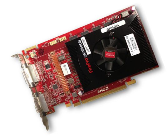 Digital graphic card (for medical imaging, PCI express, 2 outputs) MXRT-5550 Barco