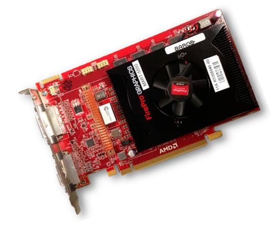 Digital graphic card (for medical imaging, PCI express, 2 outputs) MXRT-5550 Barco