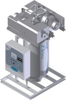 Medical vacuum system / rotary claw / oil-free NFPA Duplex CCD Vertical Tank Amico Corporation