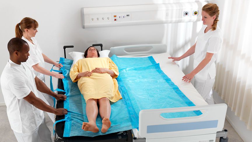 Sliding sheet / disposable / for people with reduced mobility MaxiSlide Flites™ ArjoHuntleigh