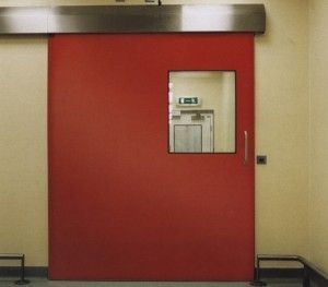 Hospital door / laboratory / sliding / fire F Type Dortek