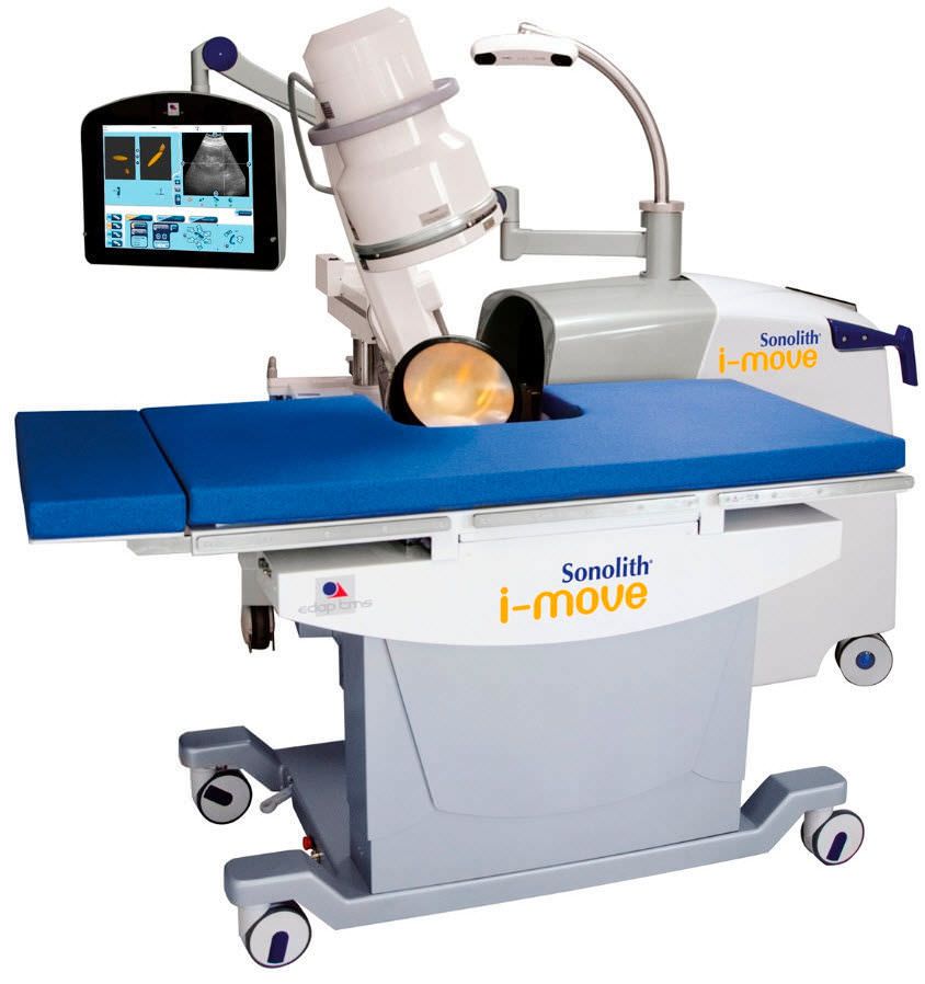 Extracorporeal lithotripter / with lithotripsy table / with C-arm Sonolith® i-move EDAP TMS