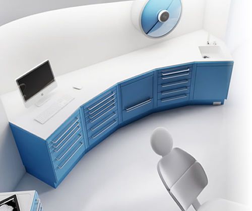 Medical cabinet / dentist office / with sink fringe Dental Art