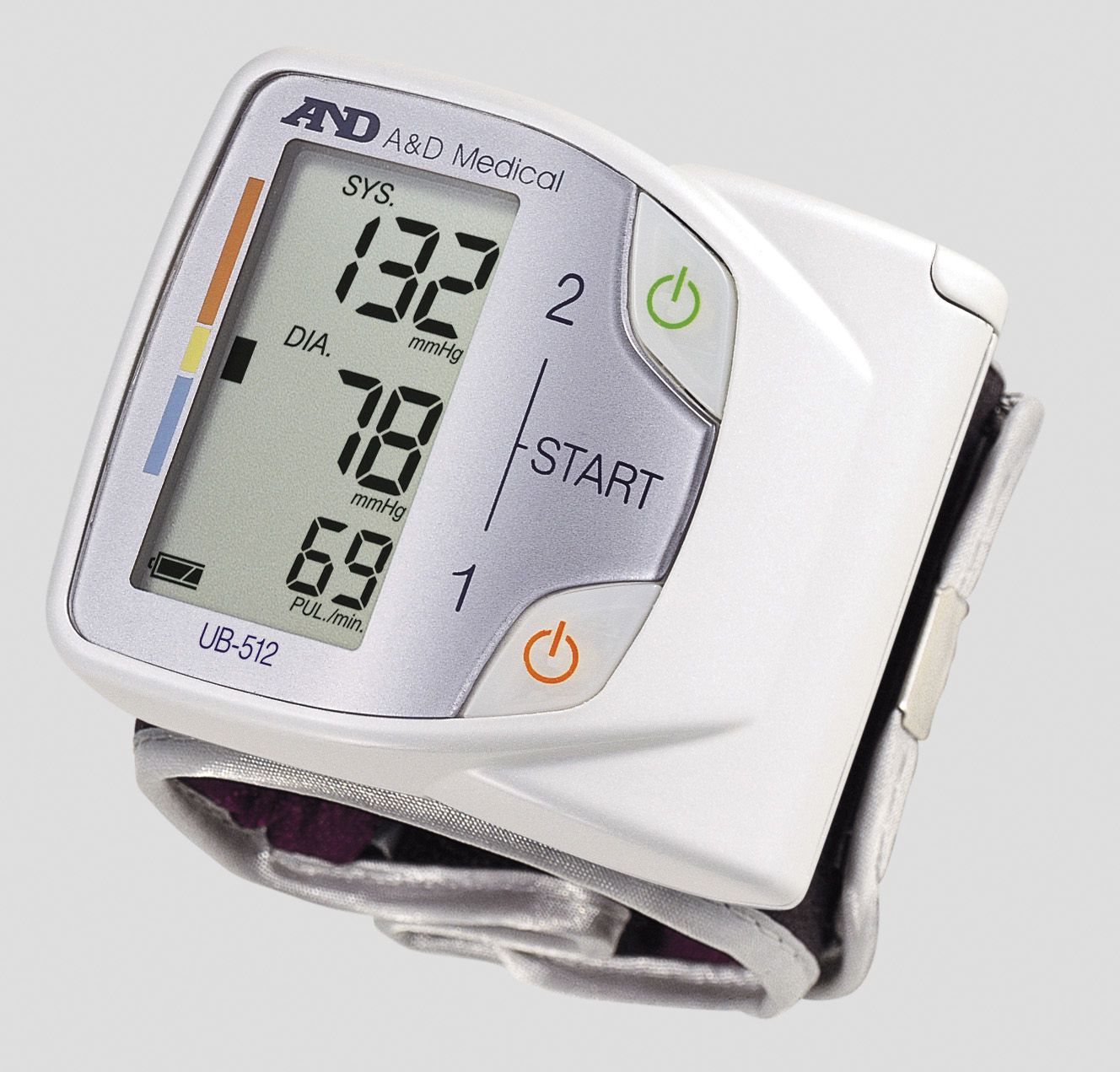 Automatic blood pressure monitor / electronic / wrist UB-512 A&D Company, Limited