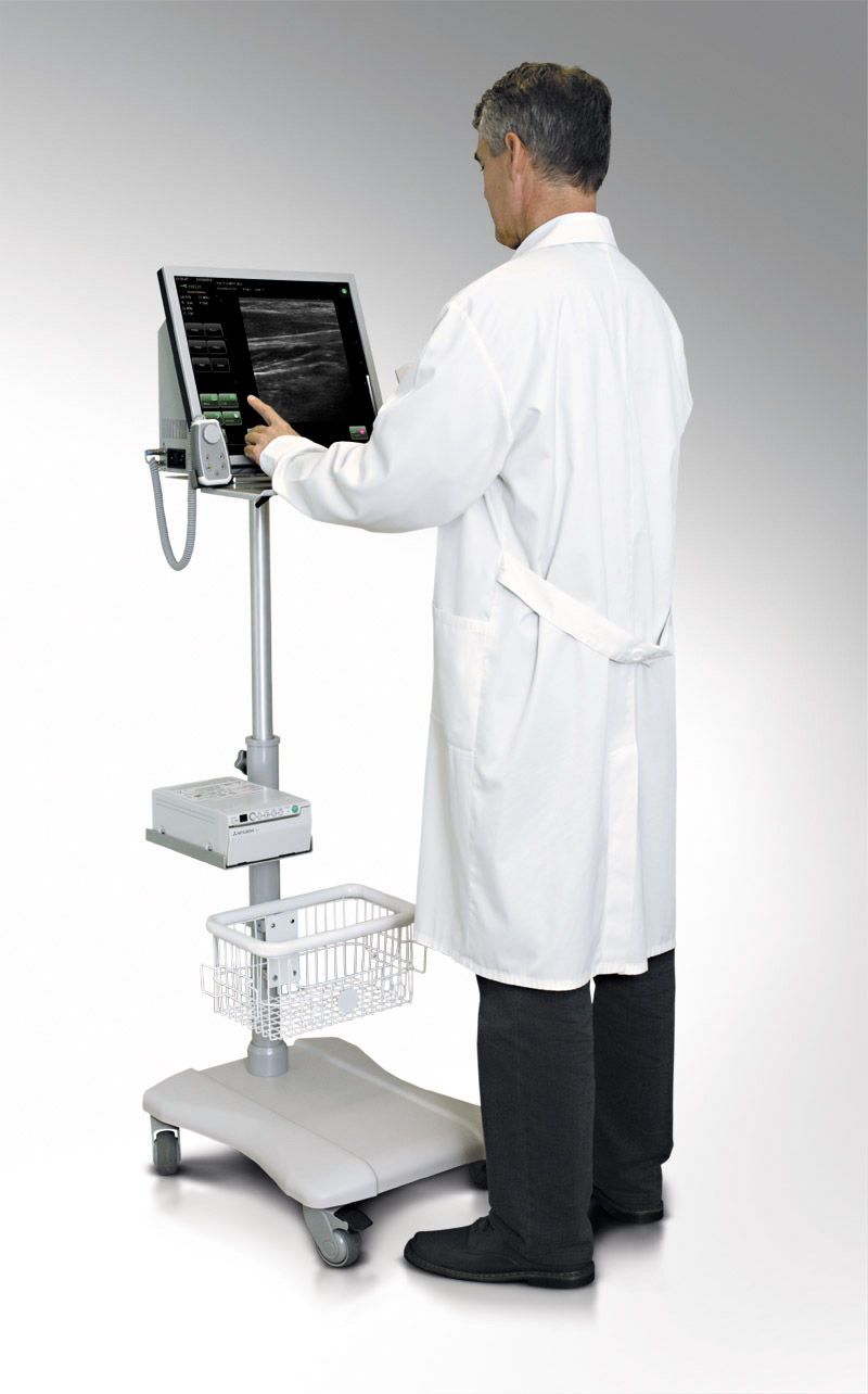 Ultrasound system / on platform, compact / for colorectal ultrasound imaging Albit Echo-Son