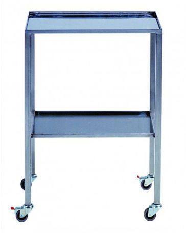 Stainless steel instrument table / autopsy / 2-tray EIHF