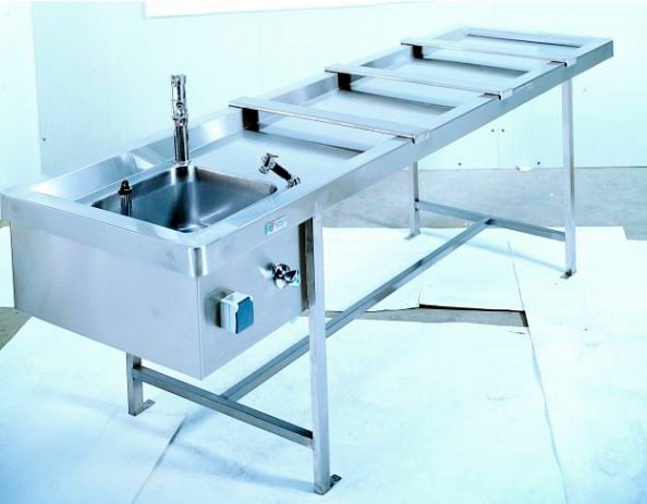 Autopsy table / with sink EIHF