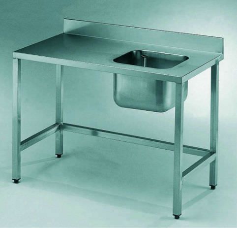 Work table / stainless steel / with sink EIHF