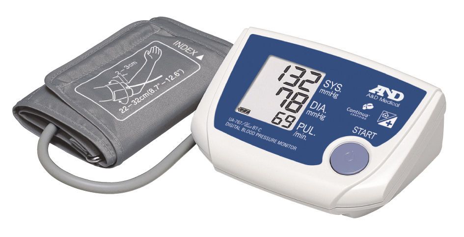 Automatic blood pressure monitor / electronic / arm / wireless UA-767PBT-C A&D Company, Limited