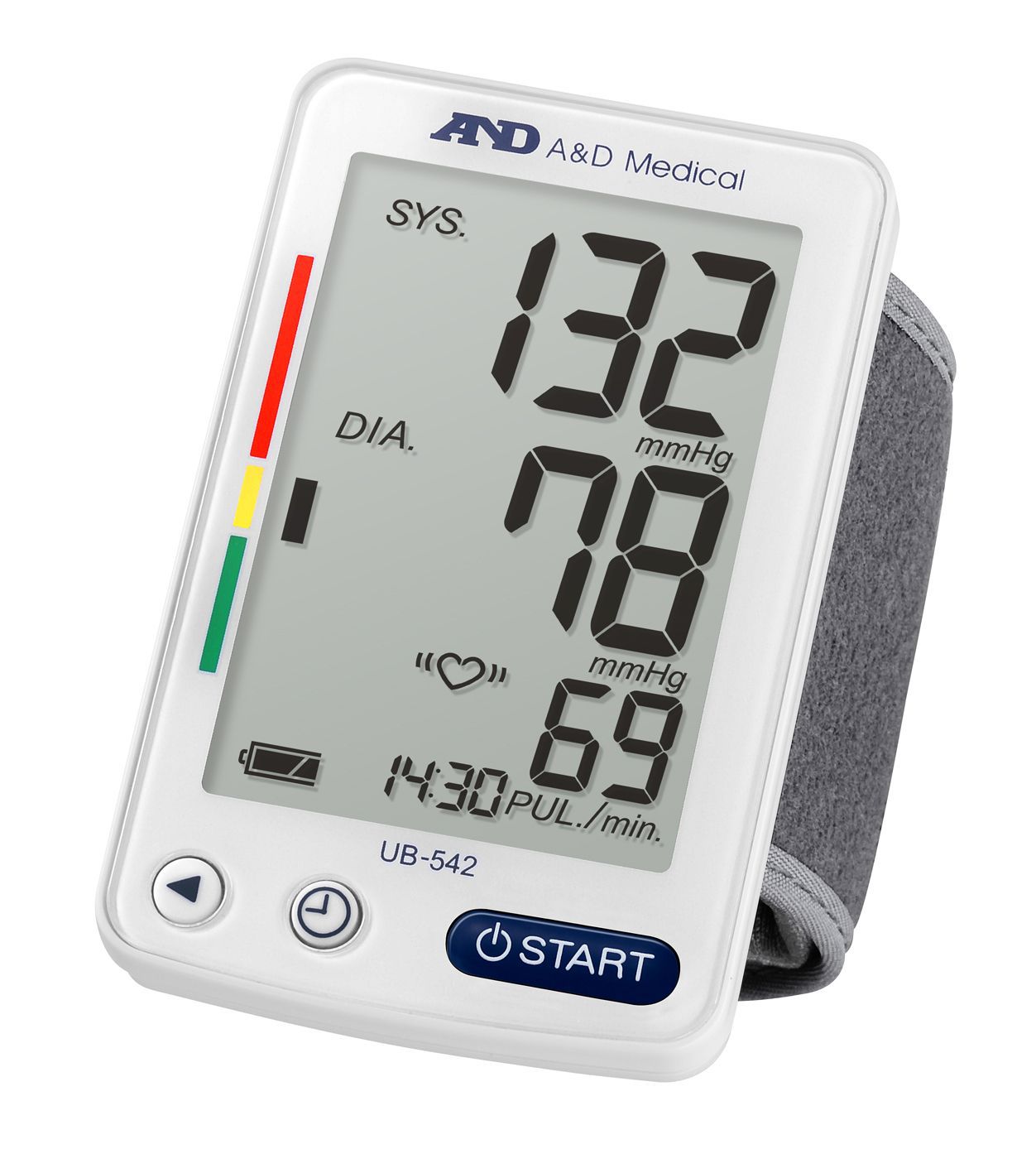 Automatic blood pressure monitor / electronic / wrist UB-542 A&D Company, Limited