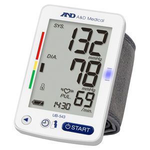 Automatic blood pressure monitor / electronic / wrist UB-543 A&D Company, Limited
