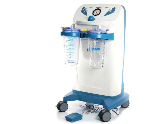 Electric surgical suction pump / on casters HOSPIVAC 400 CA-MI
