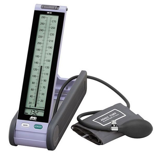 Semi-automatic blood pressure monitor / electronic / arm 0-300 mmHg - UM-101 A&D Company, Limited