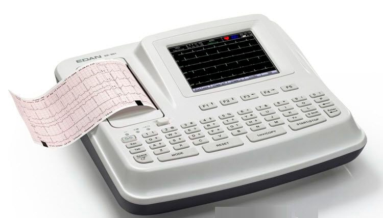 Resting electrocardiograph / digital / 6-channel SE-601C EDAN INSTRUMENTS