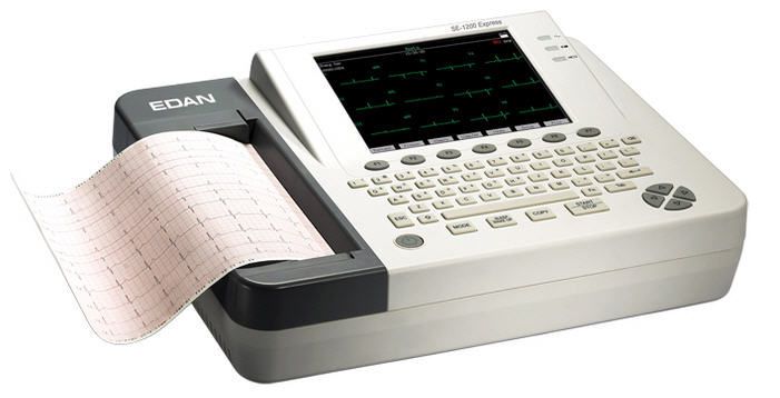 Resting electrocardiograph / digital / 12-channel / with touchscreen SE-1200 Express EDAN INSTRUMENTS