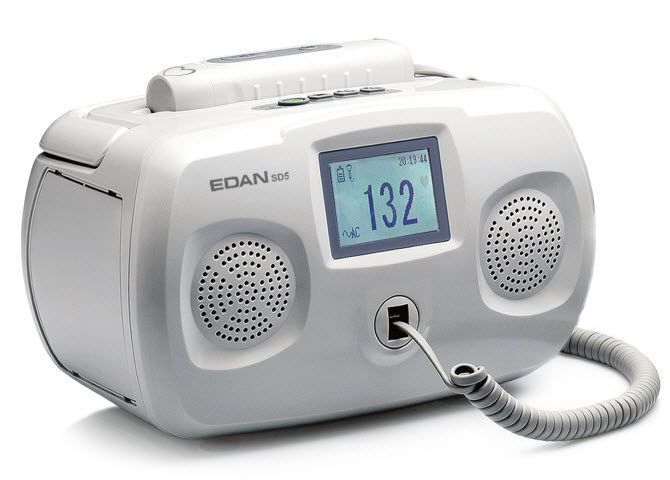 Fetal doppler / portable / with heart rate monitor SD5 EDAN INSTRUMENTS