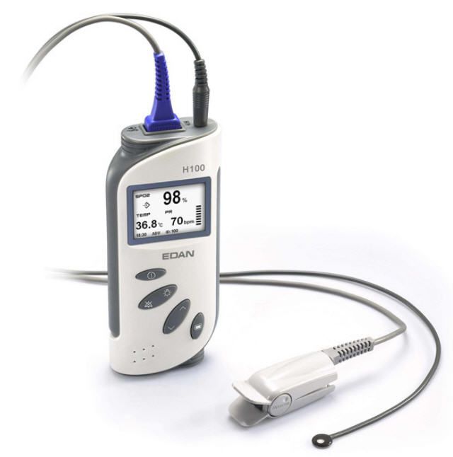 Handheld pulse oximeter / with separate sensor H100N EDAN INSTRUMENTS