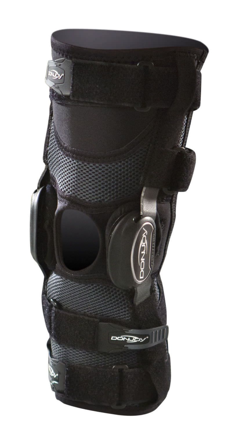 Knee orthosis (orthopedic immobilization) / patella stabilisation / knee ligaments stabilisation / articulated Playmaker II FourcePoint DonJoy