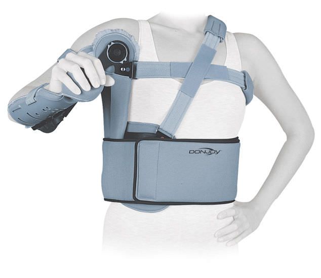 Shoulder splint (orthopedic immobilization) / shoulder abduction / articulated SCOI DonJoy