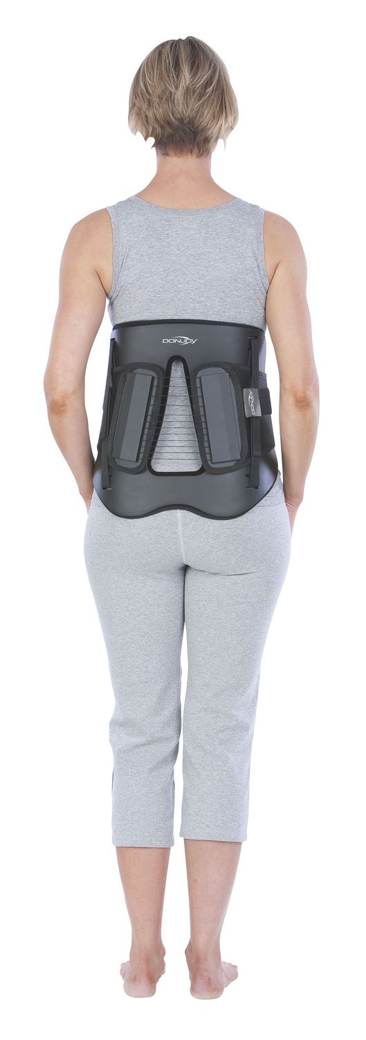 Lumbosacral (LSO) support belt / sacral / lumbar / rigid DonJoy LSO with Chairback DonJoy