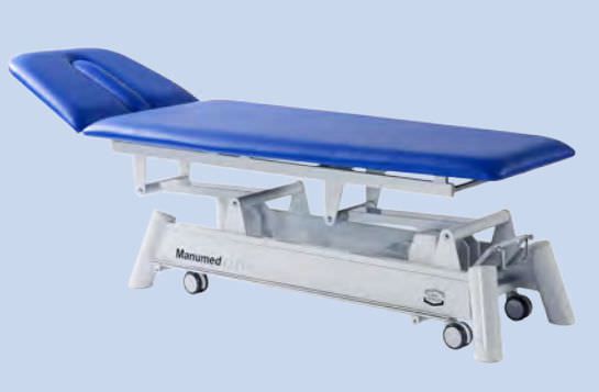 Manual massage table / height-adjustable / on casters / 2 sections Manumed Optimal Enraf-Nonius