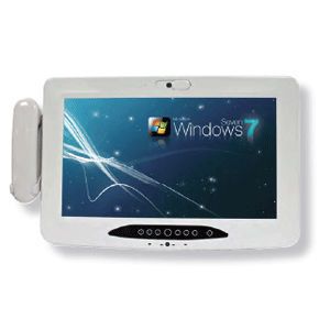 Fanless patient infotainment terminal / waterproof / with barcode scanner / with card reader 18.5", 1.86 GHz | M1858 ARBOR