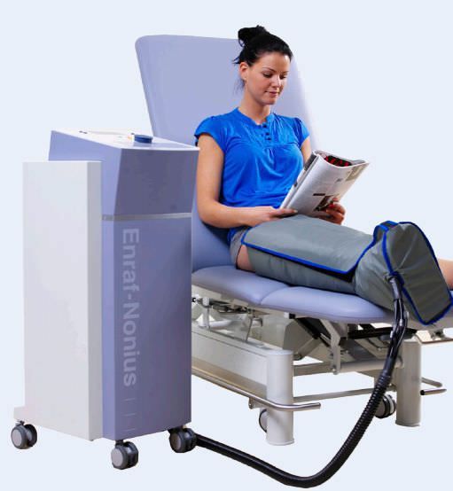 Pressure therapy unit, (physiotherapy) with arm garment / pressure therapy unit, with leg garment / on trolley EndoPress 442 Enraf-Nonius