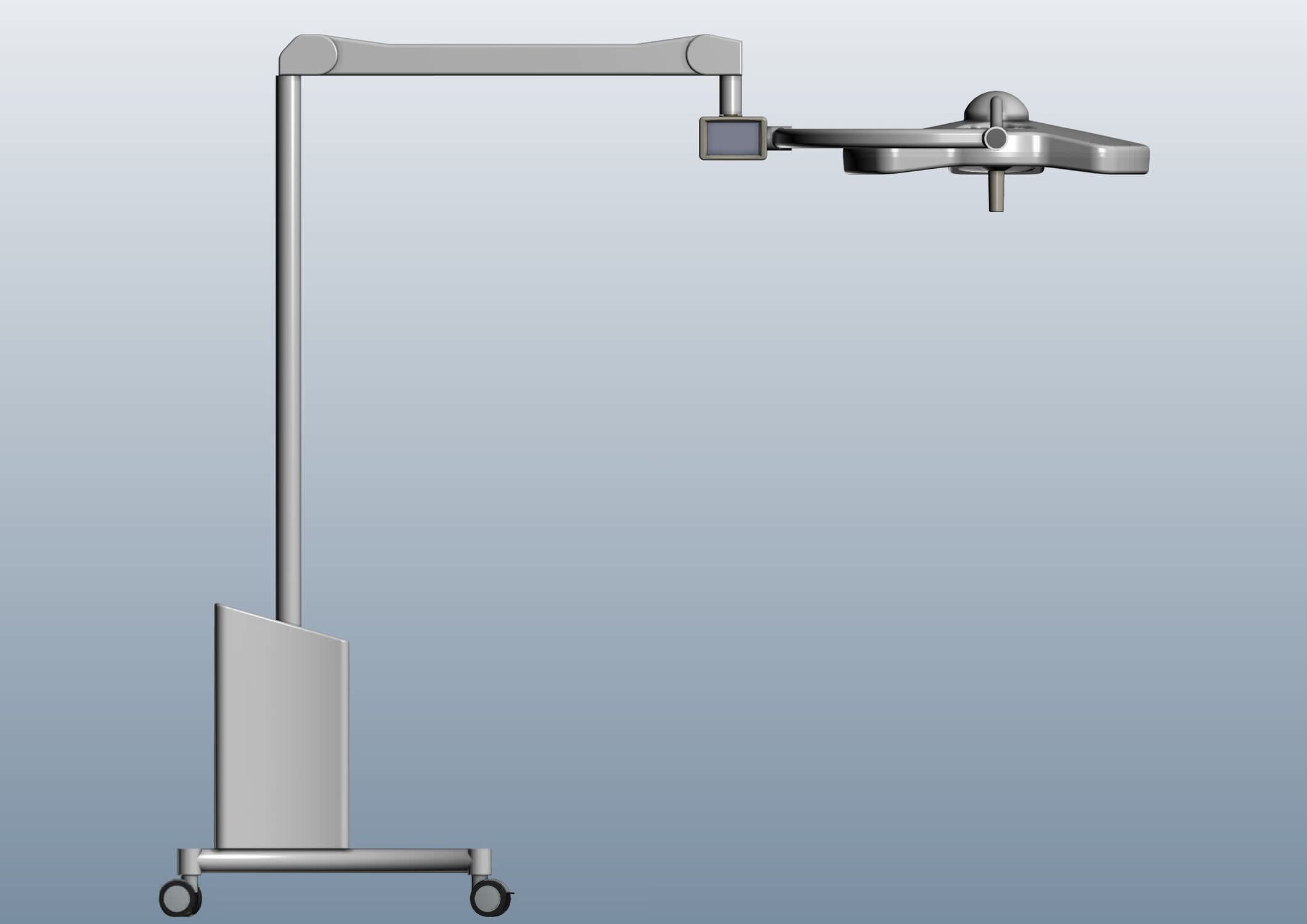 LED surgical light / mobile / 1-arm M 16ET Etkin Medical Devices Ltd.