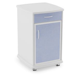 Bedside table with refrigerator compartment / on casters CFRIGO AHF - ATELIERS DU HAUT FOREZ