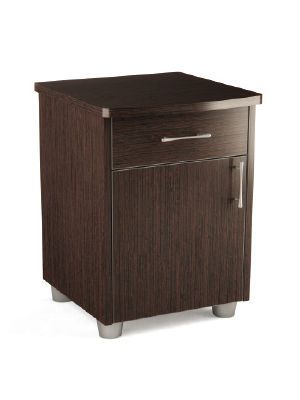 Bedside table with refrigerator compartment / on casters Luna AHF - ATELIERS DU HAUT FOREZ