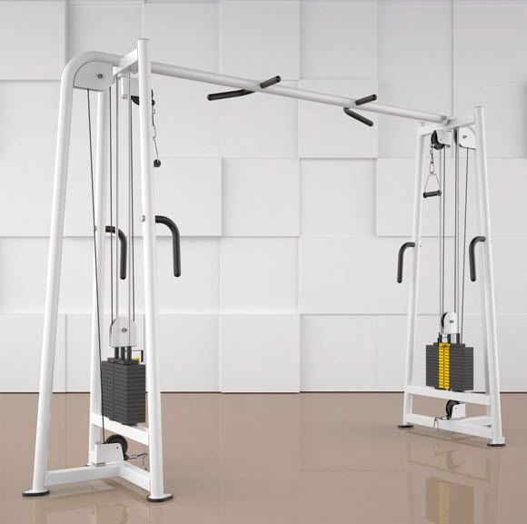 Dual-cable exercise pulley / with pull-up bar CABLE CROSSOVER ERGO-FIT