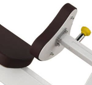 Weight training bench (weight training) / traditional / inclined / with barbell rack OLYMPIC INCLINE BENCH 4000 ERGO-FIT