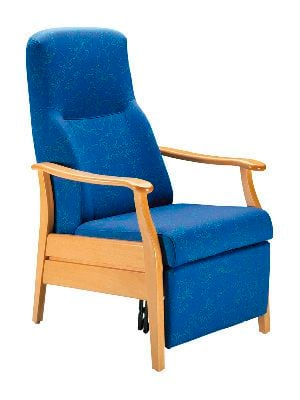 Reclining medical sleeper chair / manual FA21-63/1 AHF - ATELIERS DU HAUT FOREZ