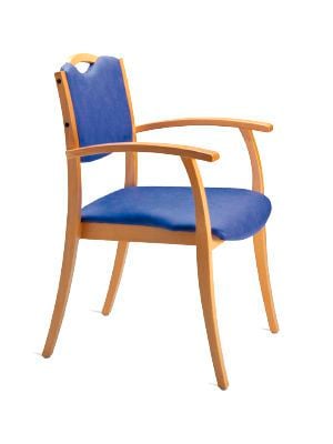 Chair with armrests POLKA AHF - ATELIERS DU HAUT FOREZ