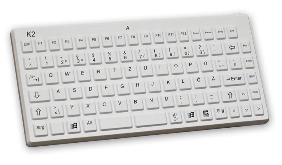 Washable medical keyboard / disinfectable / USB K2-MED EVO BOARDS