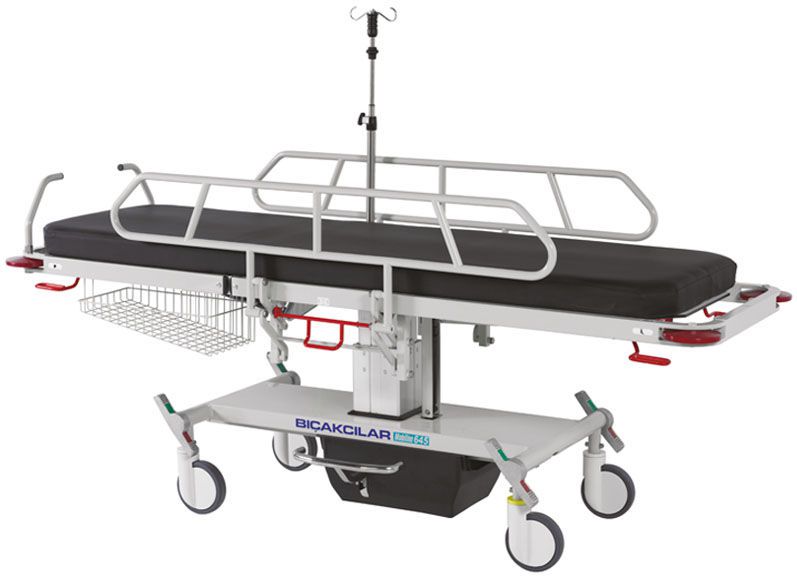 Transport stretcher trolley / height-adjustable / hydraulic / 1-section Mobiline 645 Bicakcilar